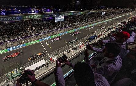 حلبة كورنيش جدة تستضيف سباق جائزة السعودية الكبرى للفورمولا 1 لعام 2023 - الصورة من واس 