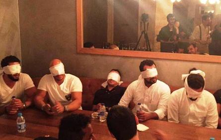 مشاهير السعودية يعيشون تجربة "عشاء في الظلام"