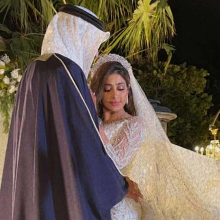 صورة زفاف أبرار سبت- الصورة من حسابها على سناب شات