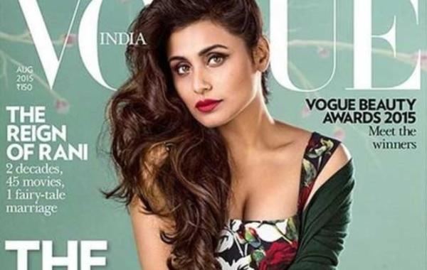راني موخرجي تبهر العالم بلوك جديد على غلاف مجلة Vogue