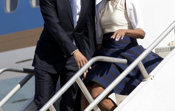 أوباما تعلّم من كيت ميدلتون وأنقذ زوجته