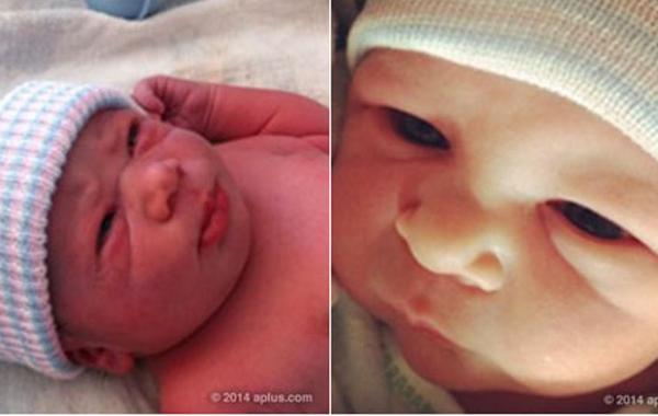 آشتون كوتشر وميلا كونيس ينشران صورة مولودهما الجديد