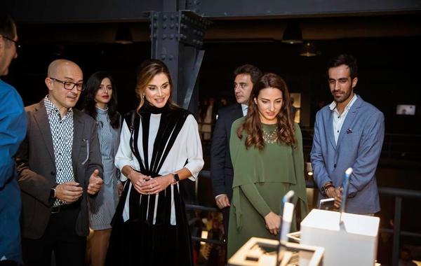 الملكة رانيا تفتتح أسبوع عمان للتصميم 2017