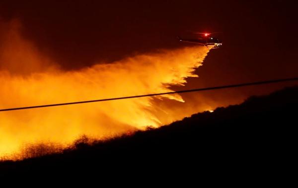مشاهد مروعة من حرائق كاليفورنيا ولوس انجلوس