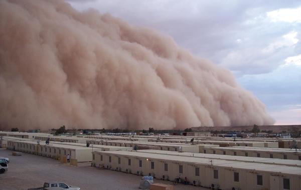 موجة غبار تضرب 4 مناطق سعودية