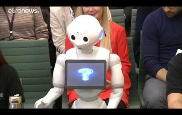 شاهد «فلفل».. أول روبوت يتم استجوابه في تاريخ البرلمان البريطاني
