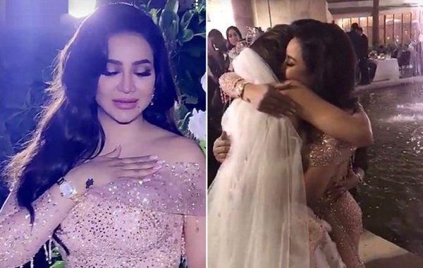 فيديو وصور : لوجين عمران تحتفل بزفاف ابنتها جيلان