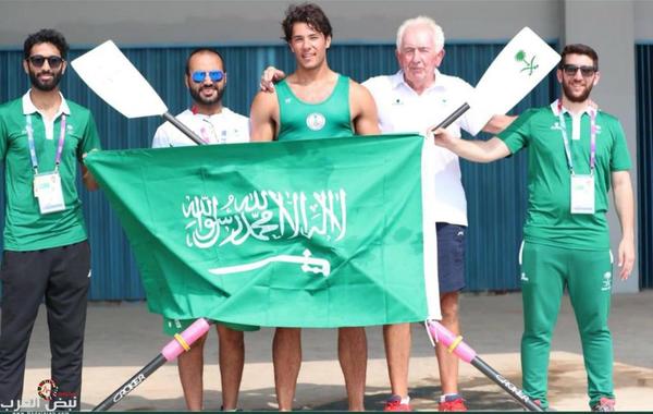 سعودي يحقق بطولة كأس بوسلي البريطاني العالمي للتجديف