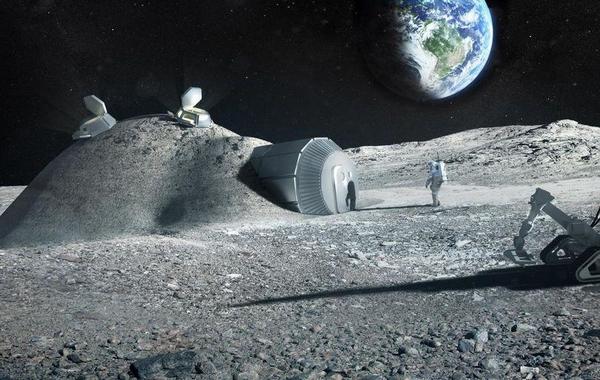 استخدام البول في البناء على سطح القمر