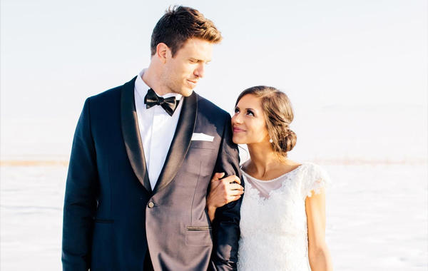 نصائح لتنسيق فرق الطول بين العروسين للزفاف