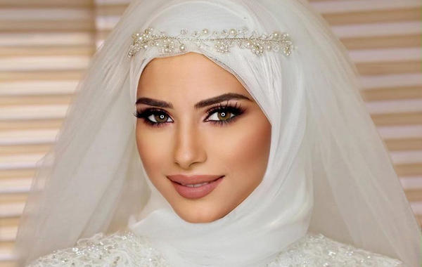  مكياج عيون مثالي للعروس المحجبة السمراء 