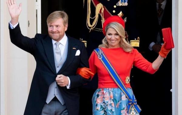 الملك ويليام والملكة ماكسيما- الصورة من حساب Europe royals على إنستغرام