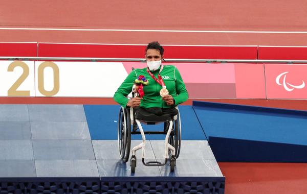 عبدالرحمن القرشي يحصد الميدالية البرونزية في أول مشاركة بارالمبية 