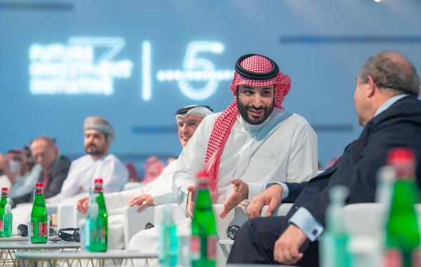 محمد بن سلمان آل سعود خلال مبادرة مستقبل الاستثمار - الصورة من حساب مدير المكتب الخاص لولي العهد