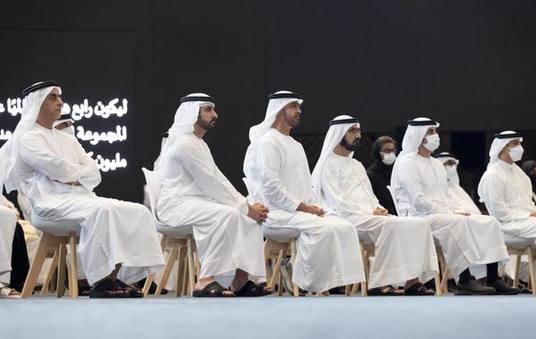 حضر المناسبة عدد من الوزراء والمسؤولين في دولة الإمارات. المصدر (وام)