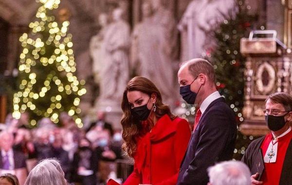 الأمير ويليام وكيت ميدلتون في حدث Together at Christmas- الصورة من حساب Duke and Duchess of Cambridge على إنستغرام