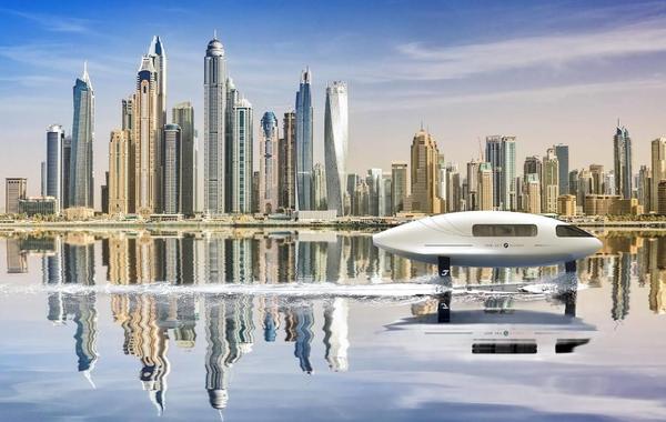 دبي تشهد إطلاق أول قارب طائر يعمل بالهيدروجين - الصورة من وام
