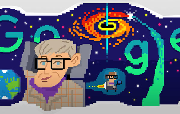 جوجل يحتفل بذكرى ميلاد عالم الفيزياء الراحل ستيفن هوكينغ