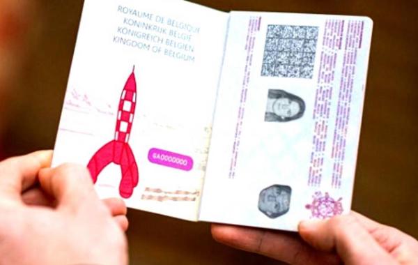 تصميم جواز السفر البلجيكي