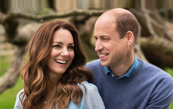الأمير ويليام وزوجته كيت ميدلتون - الصورة من حسابهما على انستغرام