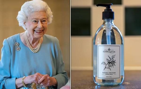ملكة بريطانيا تطلق علامتها التجارية لسائل صابوني مخصص لتنظيف الأطباق- الصورة من ديلي ميل البريطانية