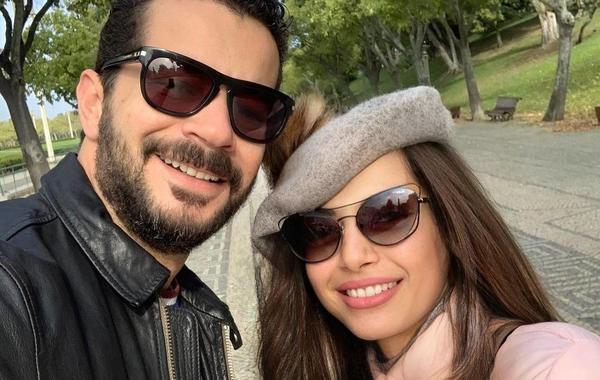 داليا مصطفى وزوجها - الصورة من حسابها على إنستغرام