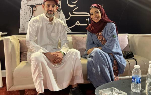 زينة عماد ووالدها - الصورة من حسابها على تويتر