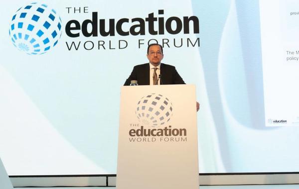 كلمة وزير التعليم خلال المنتدى الدولي للتعليم بلندن - الصورة من حساب وزارة التعليم