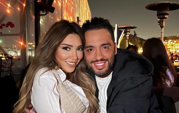 رامي جمال وزوجته ناريمان - الصورة من حسابه على انستغرام