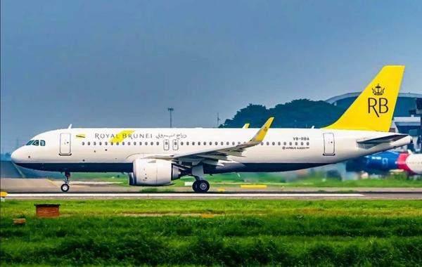 طائرة خطوط رويال بروناي الجوية- الصورة من حساب Royal Brunei Air على إنستغرام