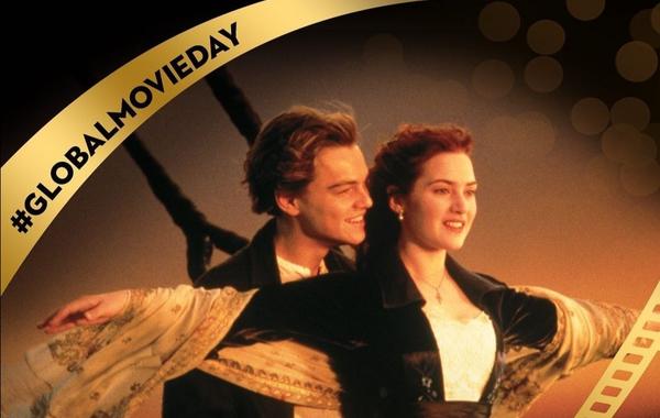 ليوناردو دي كابريو وكيت وينسلت في فيلم Titanic- الصورة من حساب الفيلم على إنستغرام