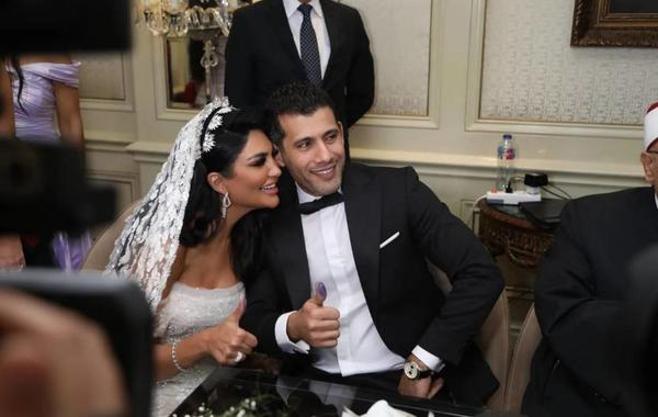 حفل زفاف سالي عبد السلام - الصورة من حساب الإعلامية سهير جودة على إنستغرام