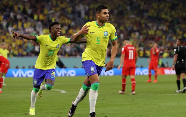 البرازيل تتأهل للدور الـ16 عقب فوزها على سويسرا بهدف مقابل لاشيء - الصورة من حساب الفيفا