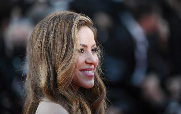 Colombian singer Shakira arrives for the screening of the film "Elvis" during the 75th edition of the Cannes Film Festival in Cannes, southern France, on May 25, 2022. LOIC VENANCE / AFP