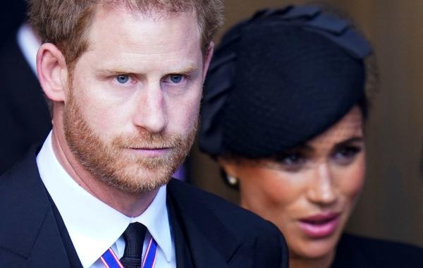 Prince Harry and Meghan, Palace of Westminster in London on September 14, 2022, DANNY LAWSON / POOL / AFP