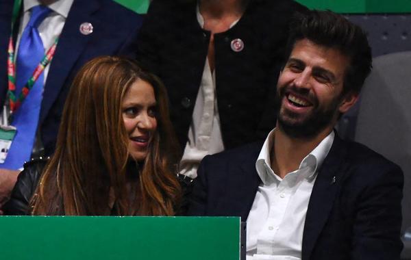 Colombian singer Shakira and her husband Barcelona's Spanish defender and Kosmos president Gerard Pique watch Spain's Rafael Nadal playing Canada's Denis Shapovalov during the final singles tennis match between Canada and Spain at the Davis Cup Madrid Finals 2019 in Madrid on November 24, 2019.GABRIEL BOUYS / AFP