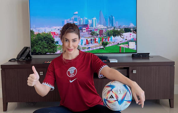 حرصت "يارا" على مشاركة جمهورها لحظات مشاهدات لمباريات كأس العالم