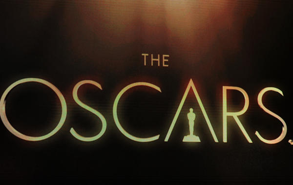 A giant screen shows the Oscar logo, at the 86th Academy Awards nominations announcement, at the Academy of Motion Picture Arts and Sciences, January 16, 2014 in Beverly Hills, California. AFP PHOTO / Robyn BECK Robyn BECK / AFP