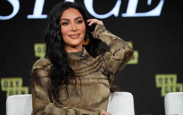 Kim Kardashian West of 'The Justice Project' speaks onstage during the 2020 Winter TCA Tour Day 12 at The Langham Huntington, Pasadena on January 18, 2020 in Pasadena, California. David Livingston/Getty Images/AFP