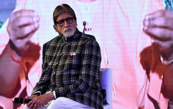 Indian Bollywood actor Amitabh Bachchan takes part in a launch event for the water conservation effort "Mission Paani" in Mumbai on August 27, 2019. Sujit Jaiswal / AFP