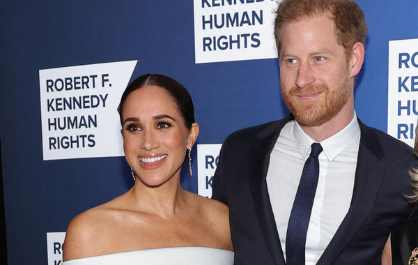 Meghan, Duchess of Sussex and Prince Harry, Duke of Sussex attend the 2022 Robert F. Kennedy Human Rights Ripple of Hope Gala at New York Hilton on December 06, 2022 in New York City. Mike Coppola/Getty Images for 2022 Robert F. Kennedy Human Rights Ripple of Hope Gala/AFP