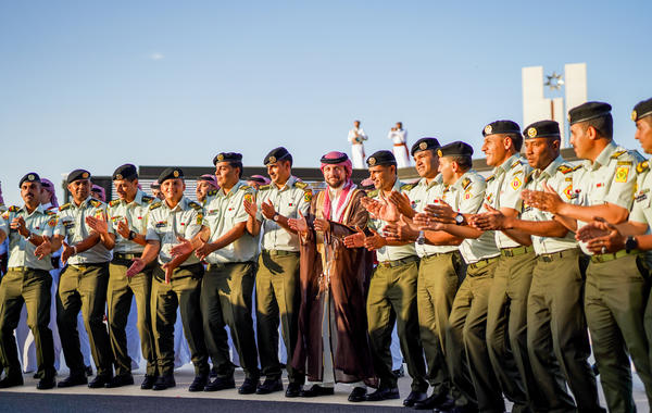 الأمير الحسين في حفل "القرا"-مصدر الصورة : الديوان الملكي الهاشمي