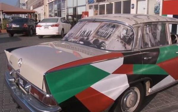 في اليوم الوطني.. لبناني يُهدي سيارة الشيخ زايد لوليّ العهد