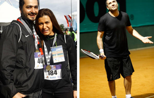 بالصور:وائل وميريام ونوال وتامر يمارسون الرياضة