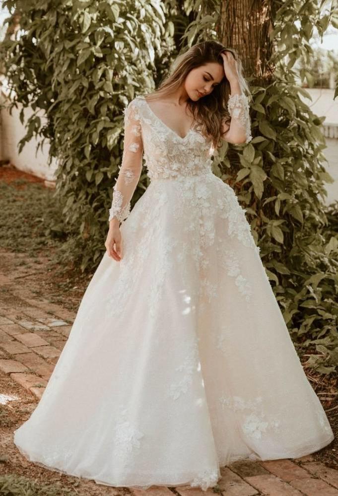  لبس فستان زفاف